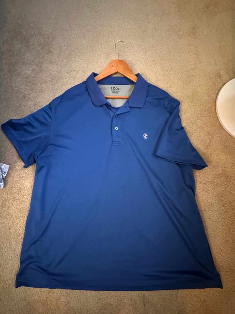 Izod Men's Royal Blue Polo with Subtle Logo